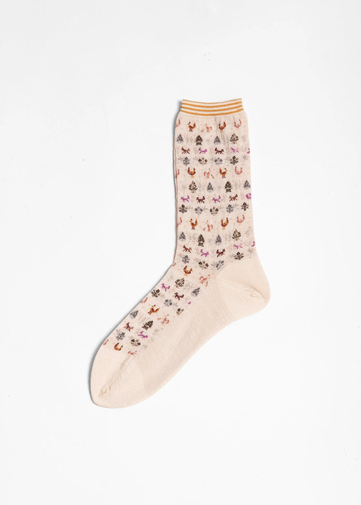 Antipast Forest Mate Mid Socks - Ivory