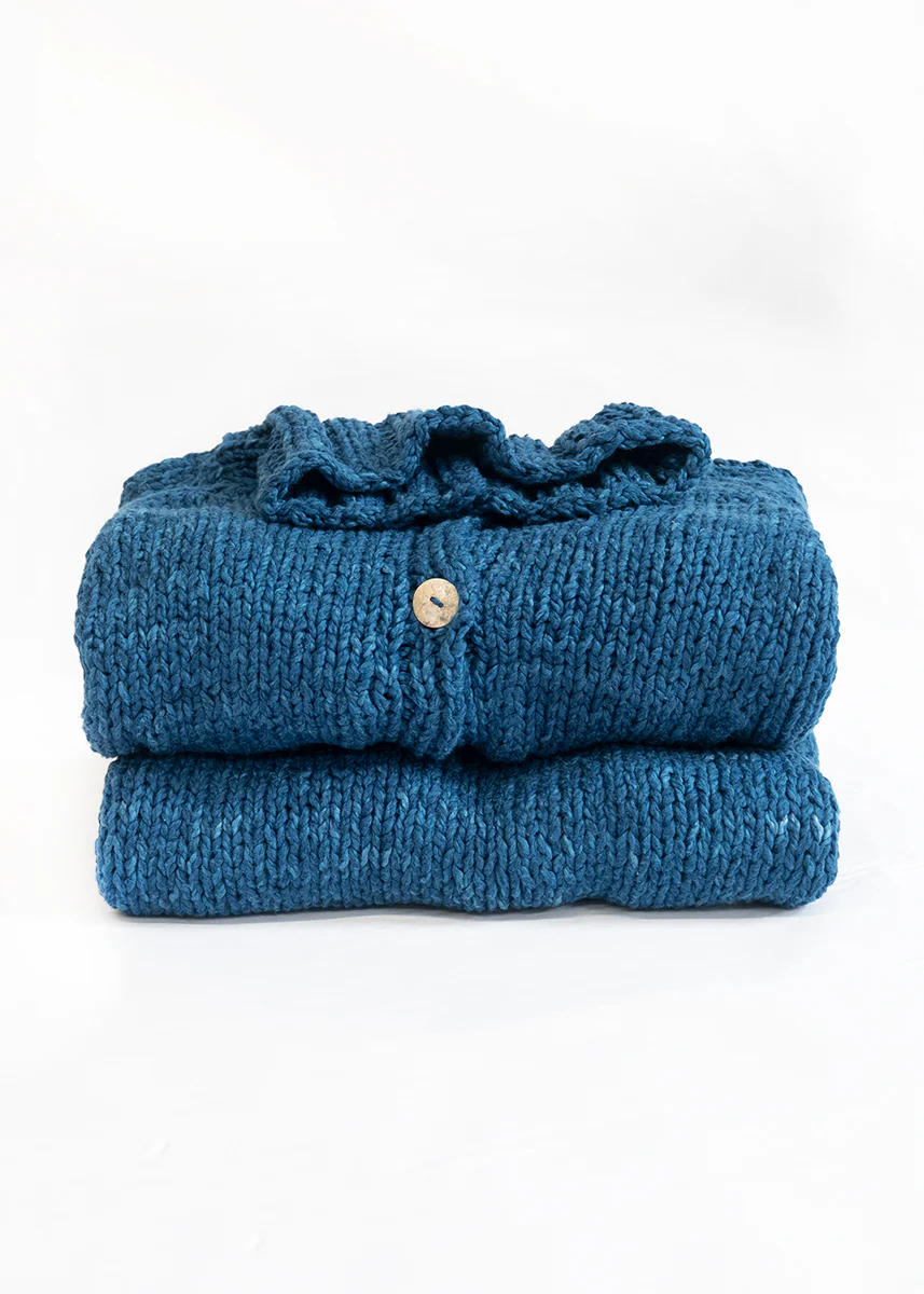 Chiara Cotton Hand Knit Sweater - Image 5