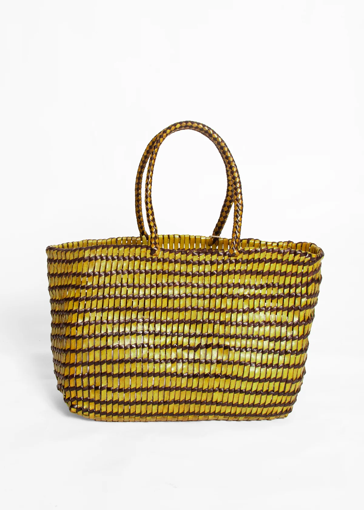 Dragon Diffusion Terrafino Basket Bag Green/Brown