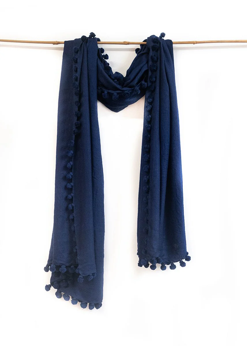 Dupatta Noor Shawl, Midnight - Image 2