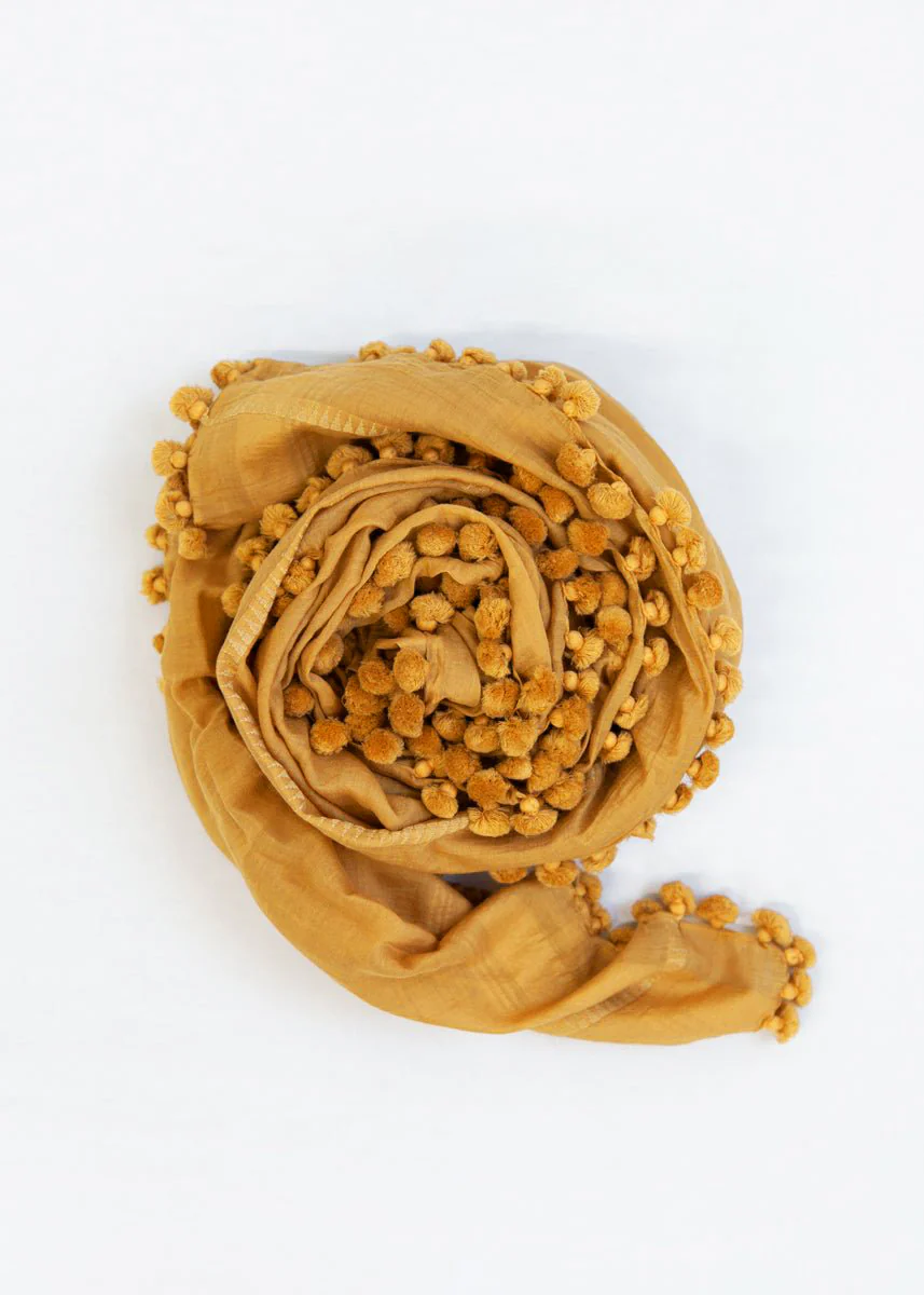 Dupatta Plain Shawl, Curry