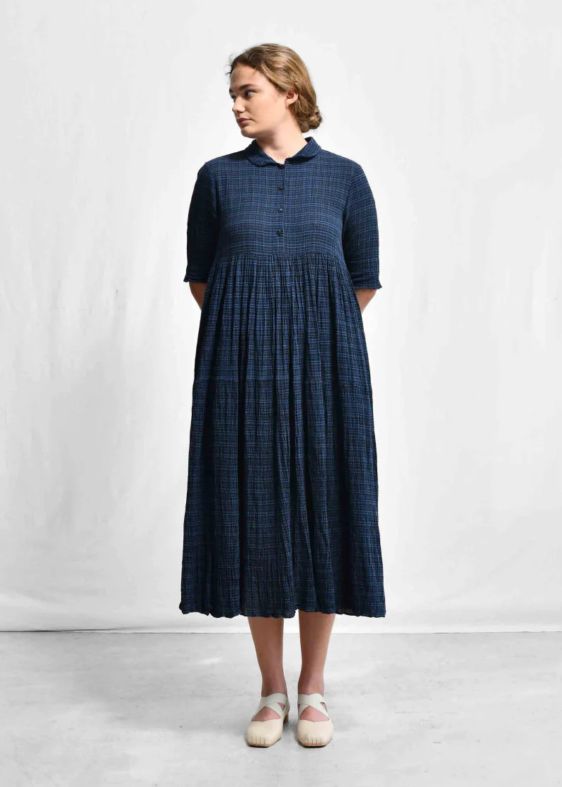 Maku Ruru Dress in Dark Indigo - Image 2