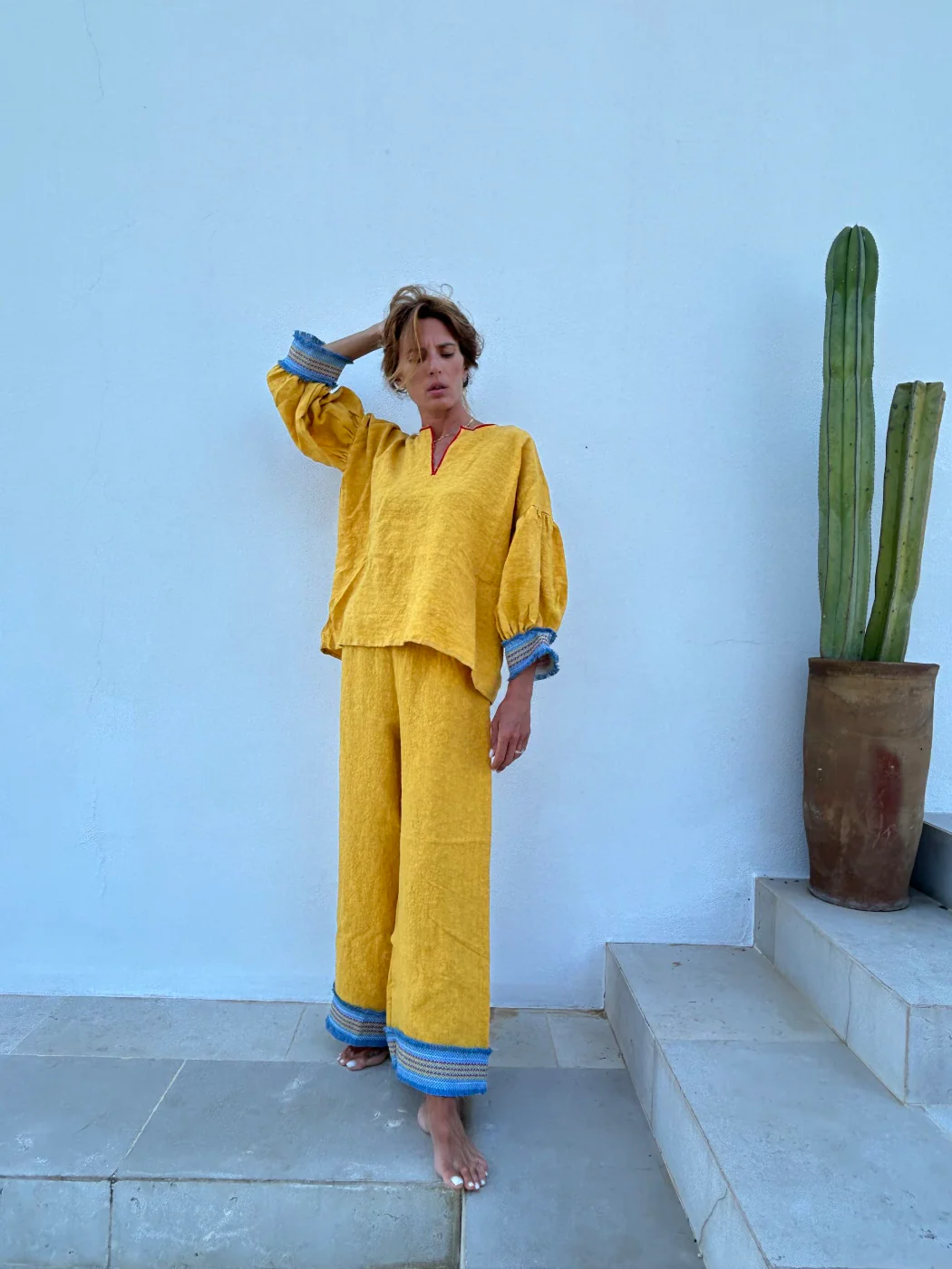 Nina Leuca Tulum Top - Yellow - Image 3