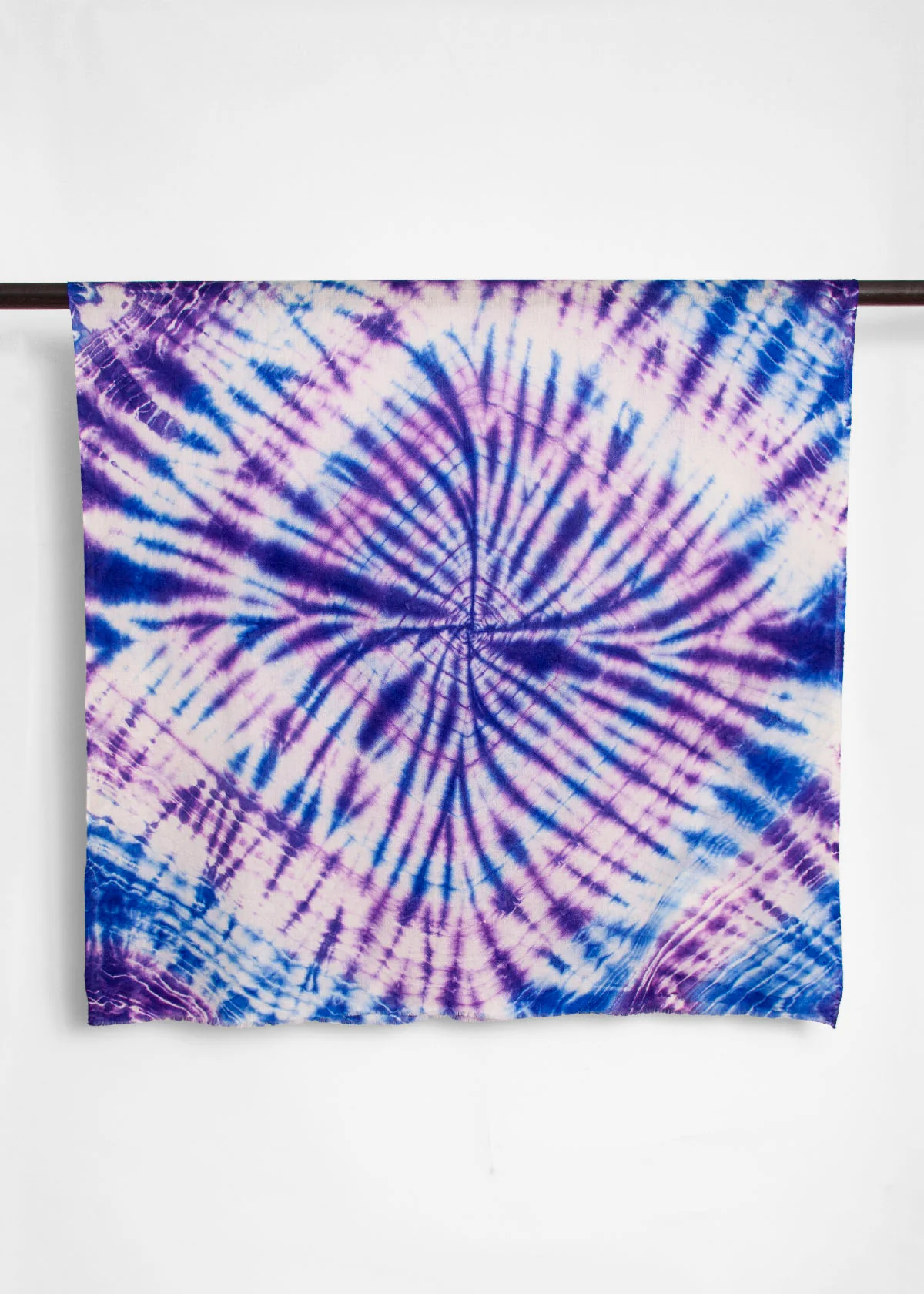 Pasha Tie Dye Pashmina, Blue/Purple - Image 2