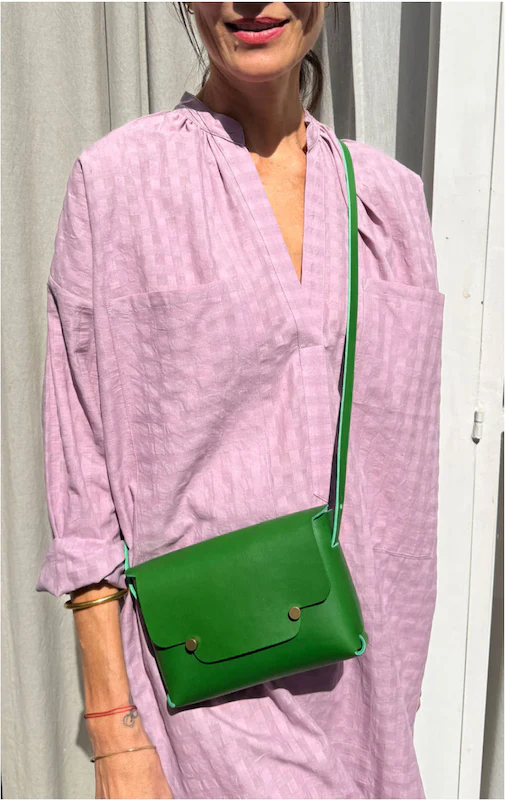 Pocket Grid Caftan - Mauve by Two - Image 5