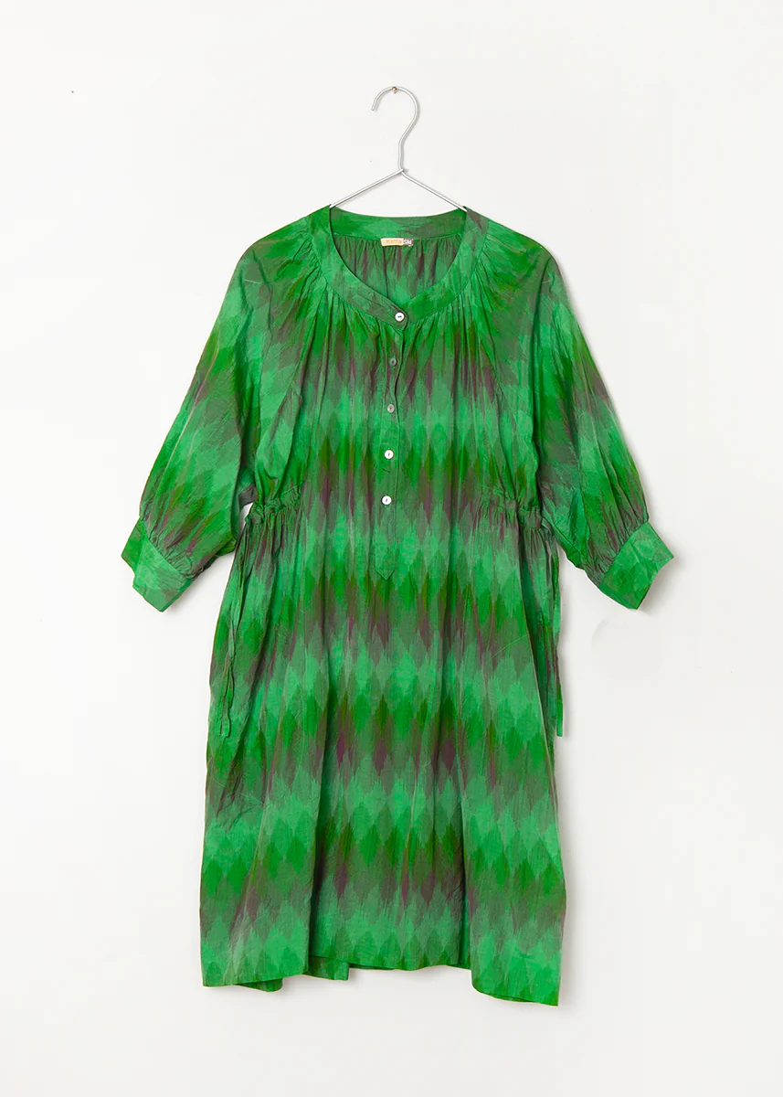 Shireen Ikat Shirtdress - Cactus - Image 2