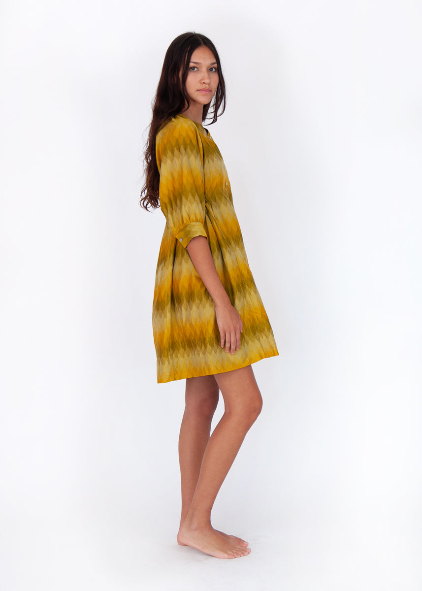 Shireen Ikat Shirtdress - Sunshine - Image 2