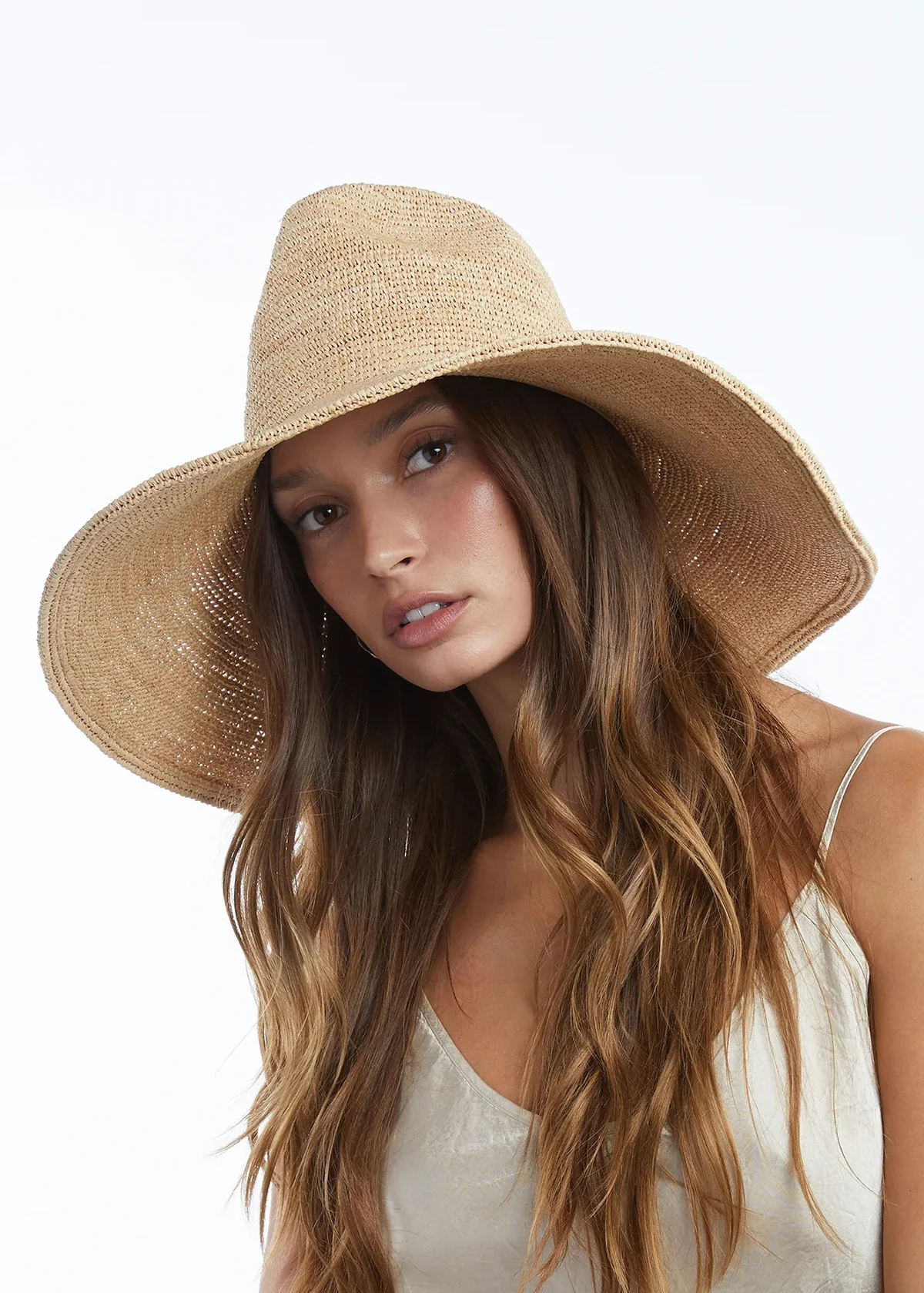 Wyeth Lina Raffia Sun Hat - Natural - Image 2