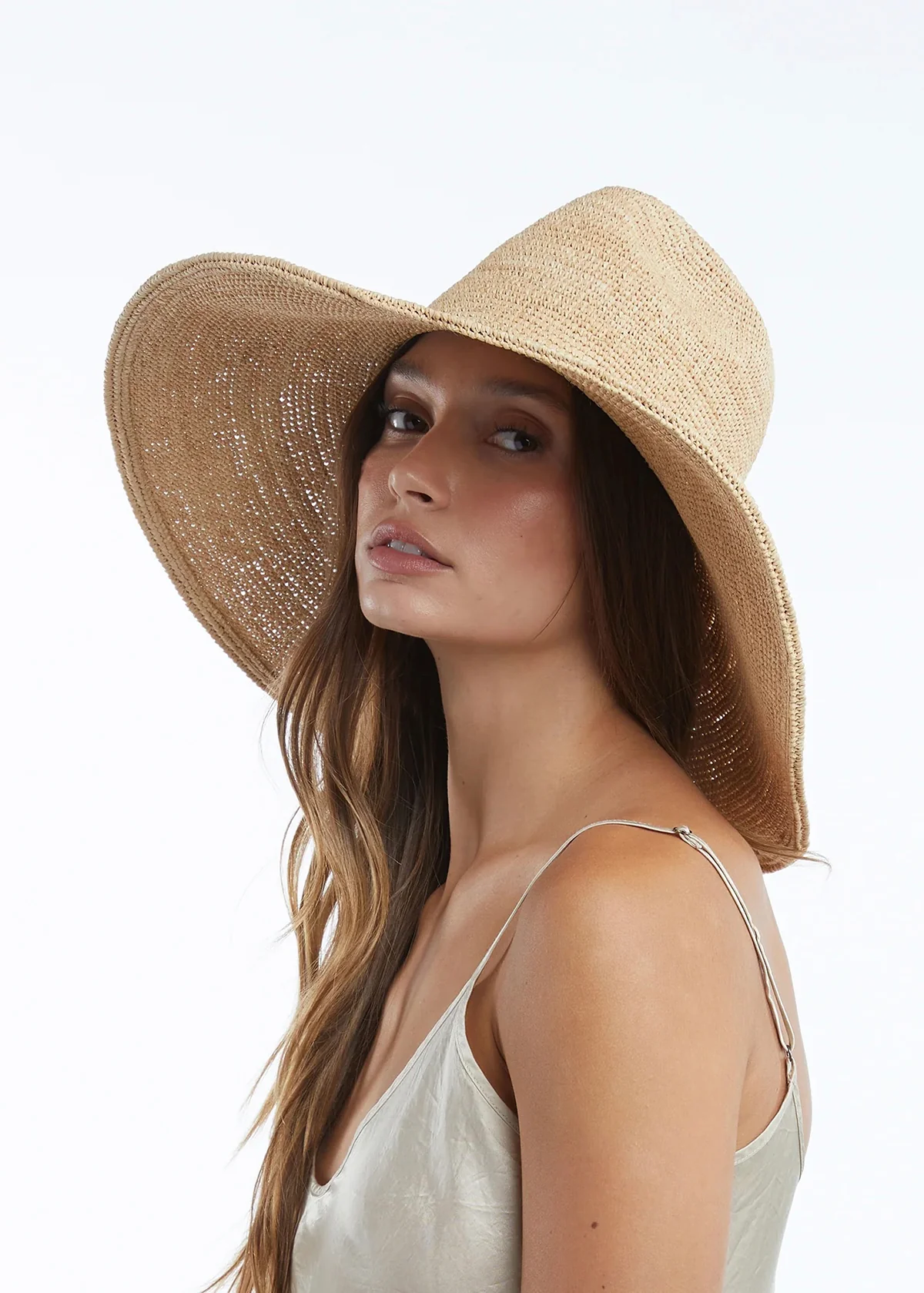 Wyeth Lina Raffia Sun Hat - Natural - Image 3