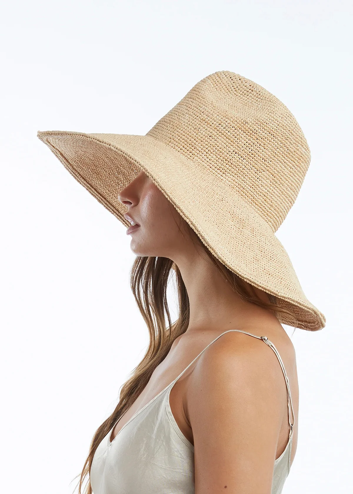 Wyeth Lina Raffia Sun Hat - Natural - Image 4