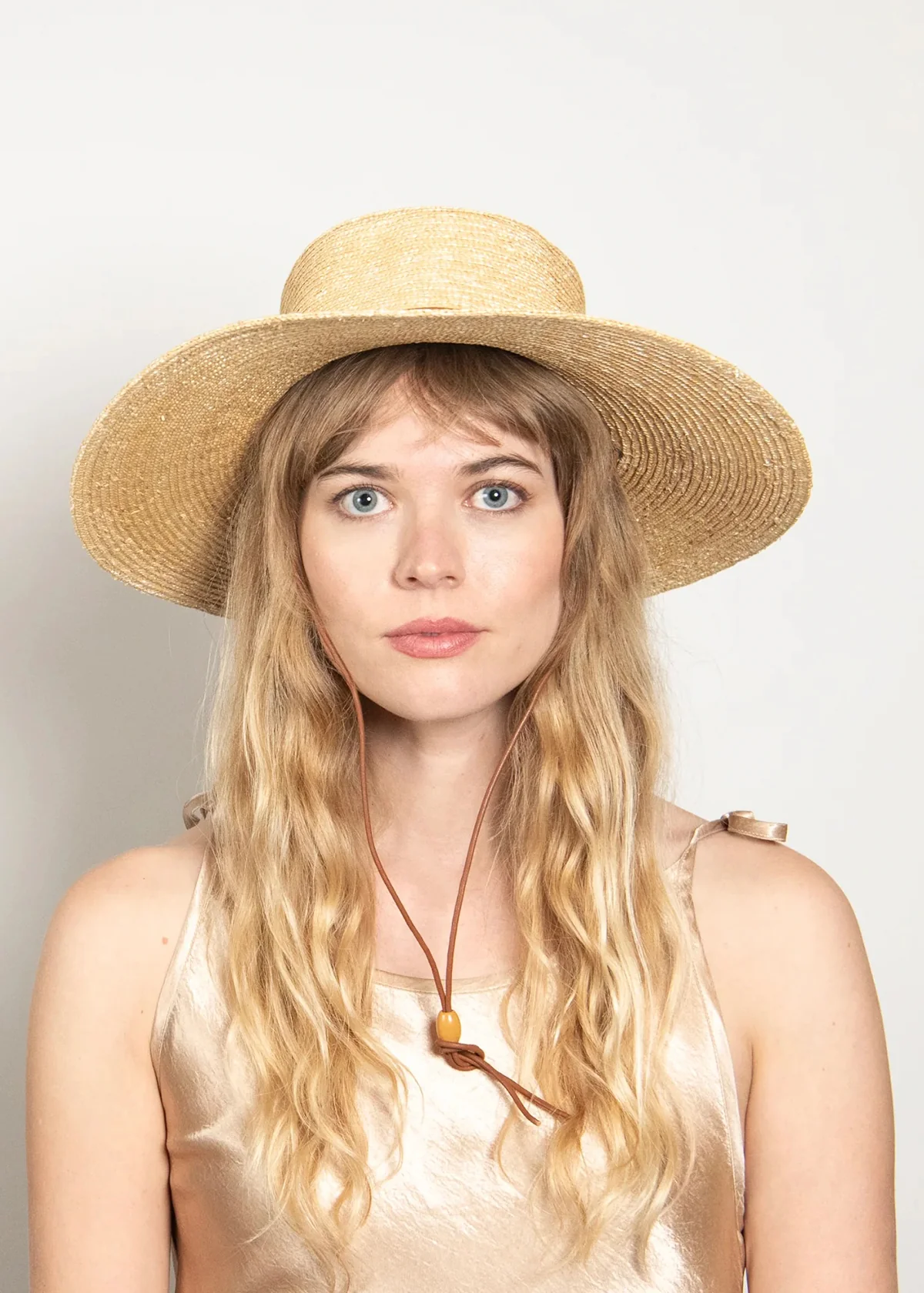 Wyeth Sage Wheat Straw Boater - Natural - Image 4