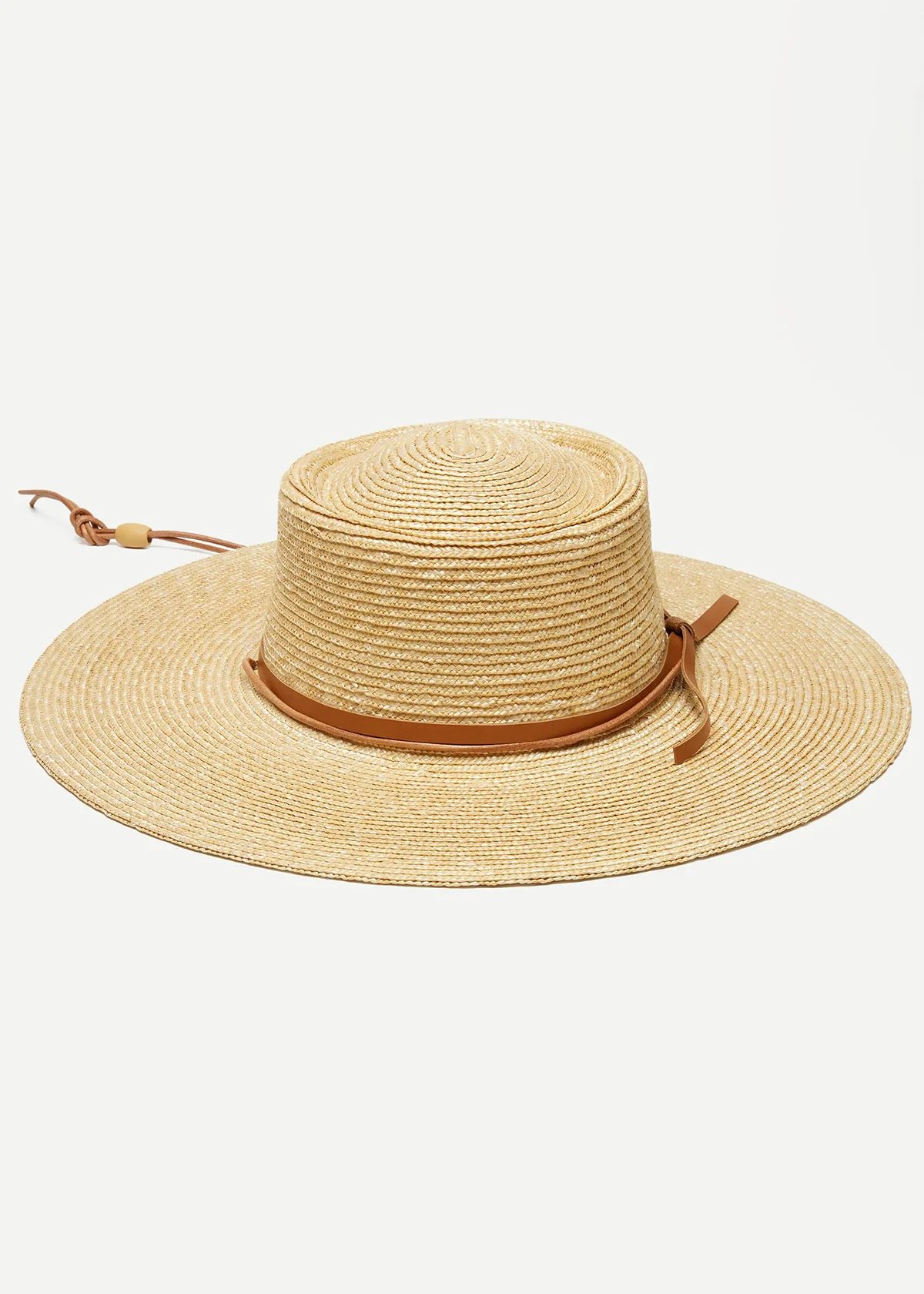 Wyeth Sage Wheat Straw Boater - Natural - Image 5